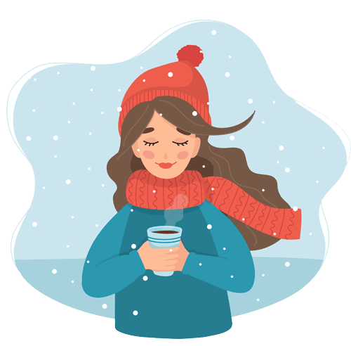 cute-girl-in-winter-holding-a-cup-with-winter-vector-27720367